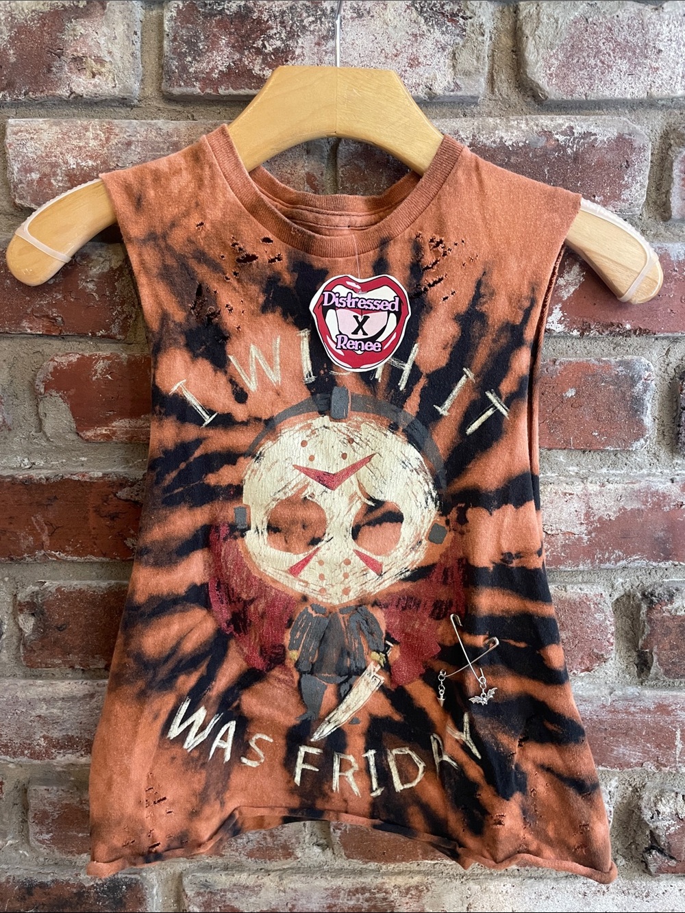 Friday the 13th Distressed Muscle Tank